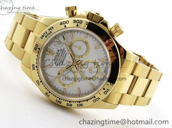 Dial 1:1 V5 White 126508 Best YG Edition SH4131 Daytona on QF Braclet 0902